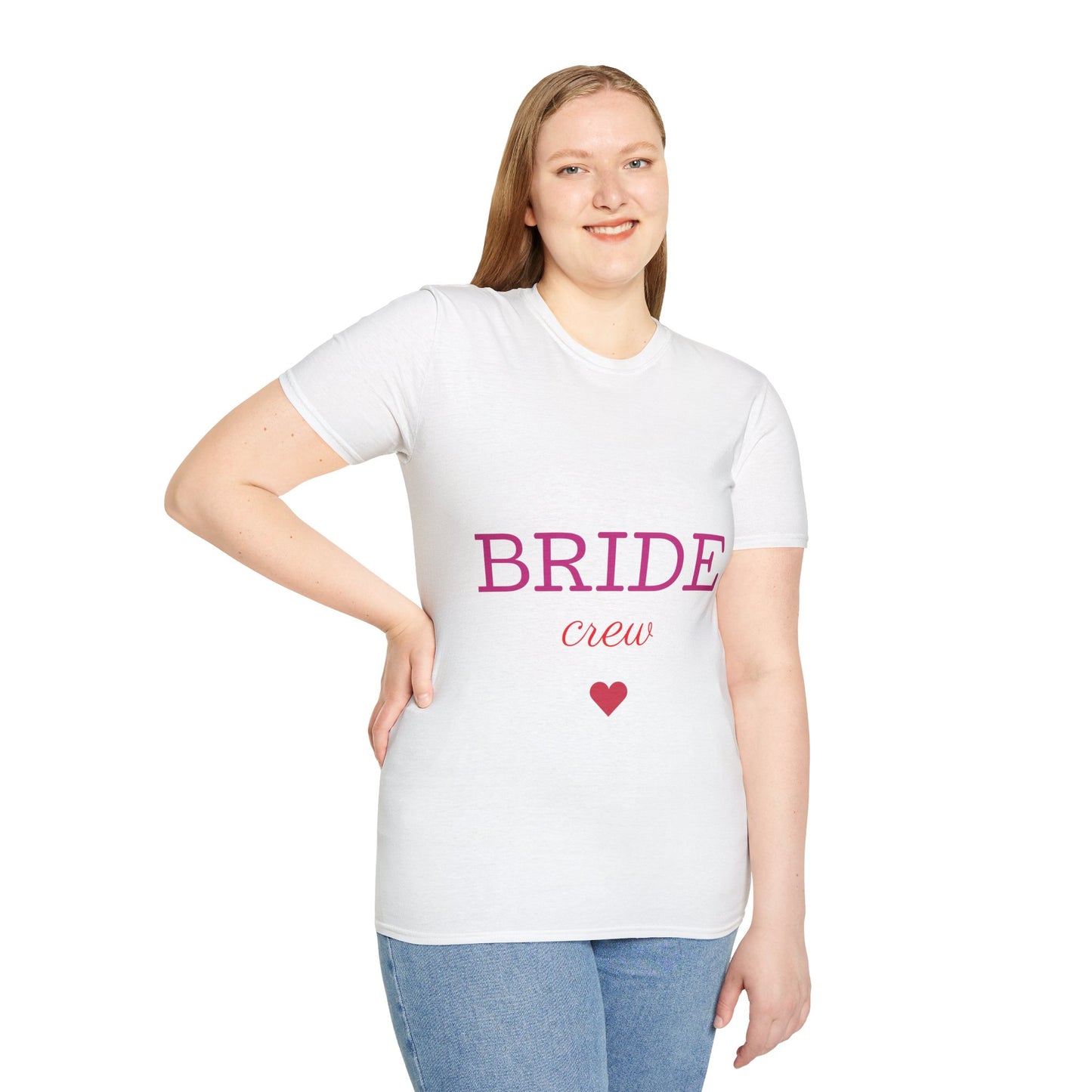 Bridal Crew T-Shirt, Perfect for Wedding Parties, Bridal Showers, Matching Outfits, Celebrating Love, Comfortable Wear