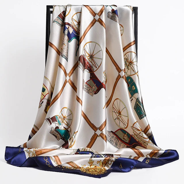 Luxury Silk Printed Scarf/Hijab