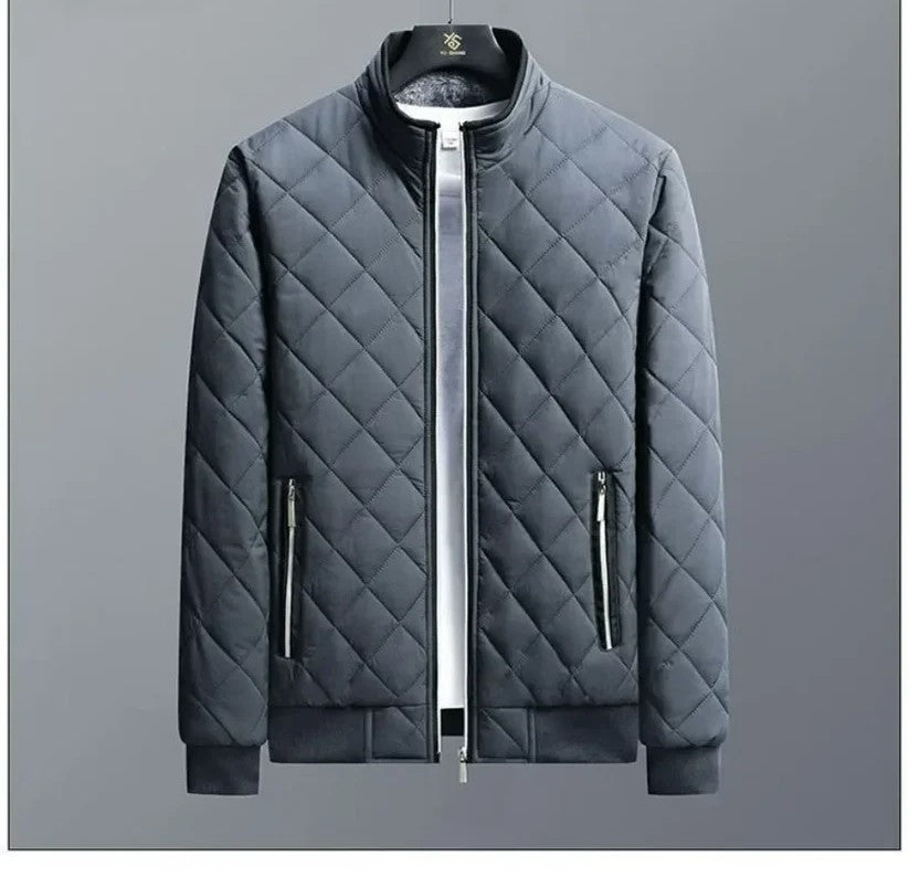 Men's Thick Warm Bomber Jacket Coats Winter Fleece Lined