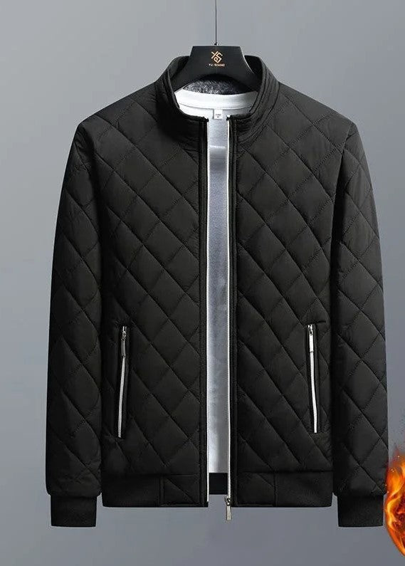 Men's Thick Warm Bomber Jacket Coats Winter Fleece Lined