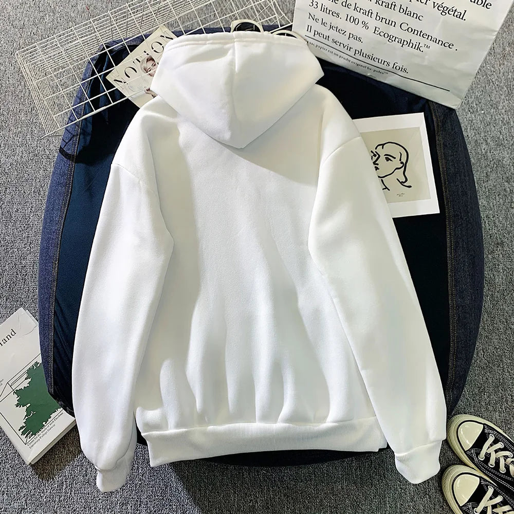 Mens Autumn Fashion Solid Color Sweatshirt Hoodie