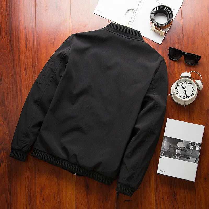 Autumn Spring New Men's Bomber Zipper Jacket