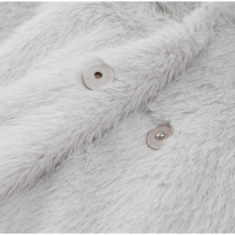 Faux Fur Pocket Jacket for women