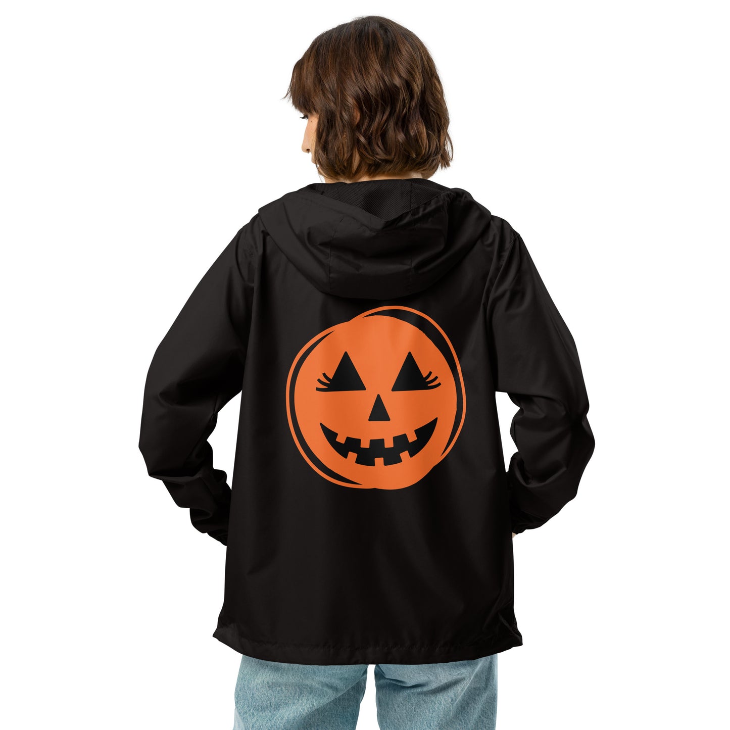 Lightweight Halloween Zip Up Windbreaker for Women