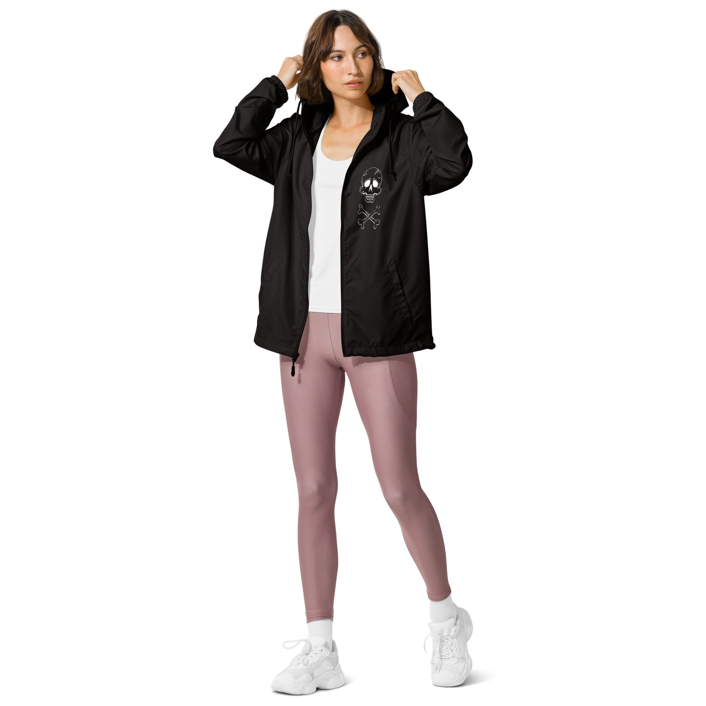 Lightweight Halloween Zip Up Windbreaker for Women