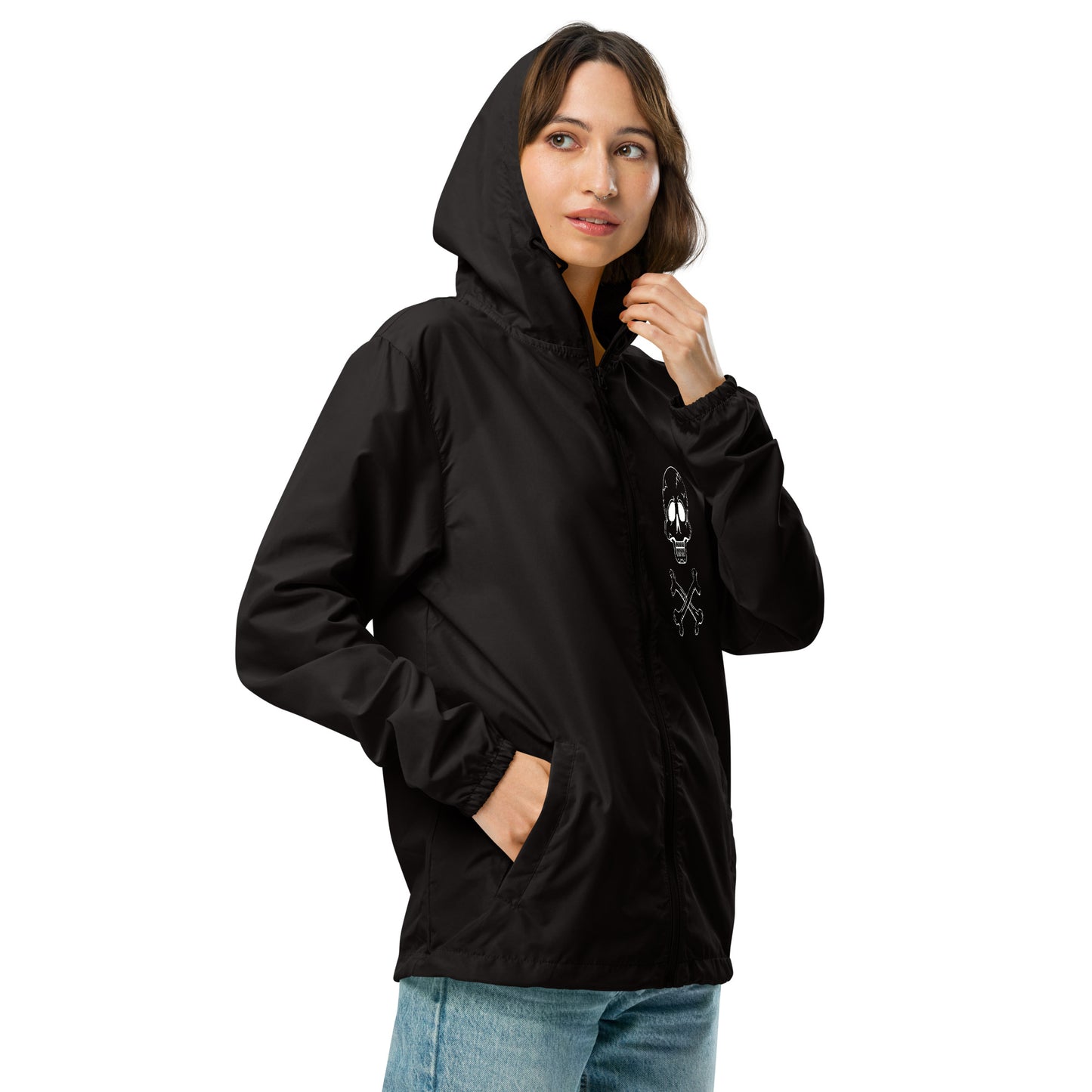 Lightweight Halloween Zip Up Windbreaker for Women