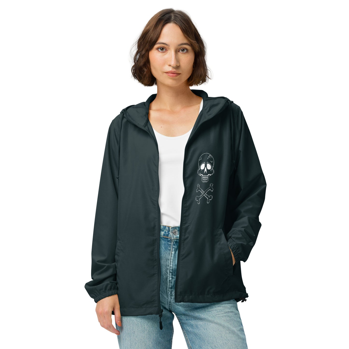 Lightweight Halloween Zip Up Windbreaker for Women