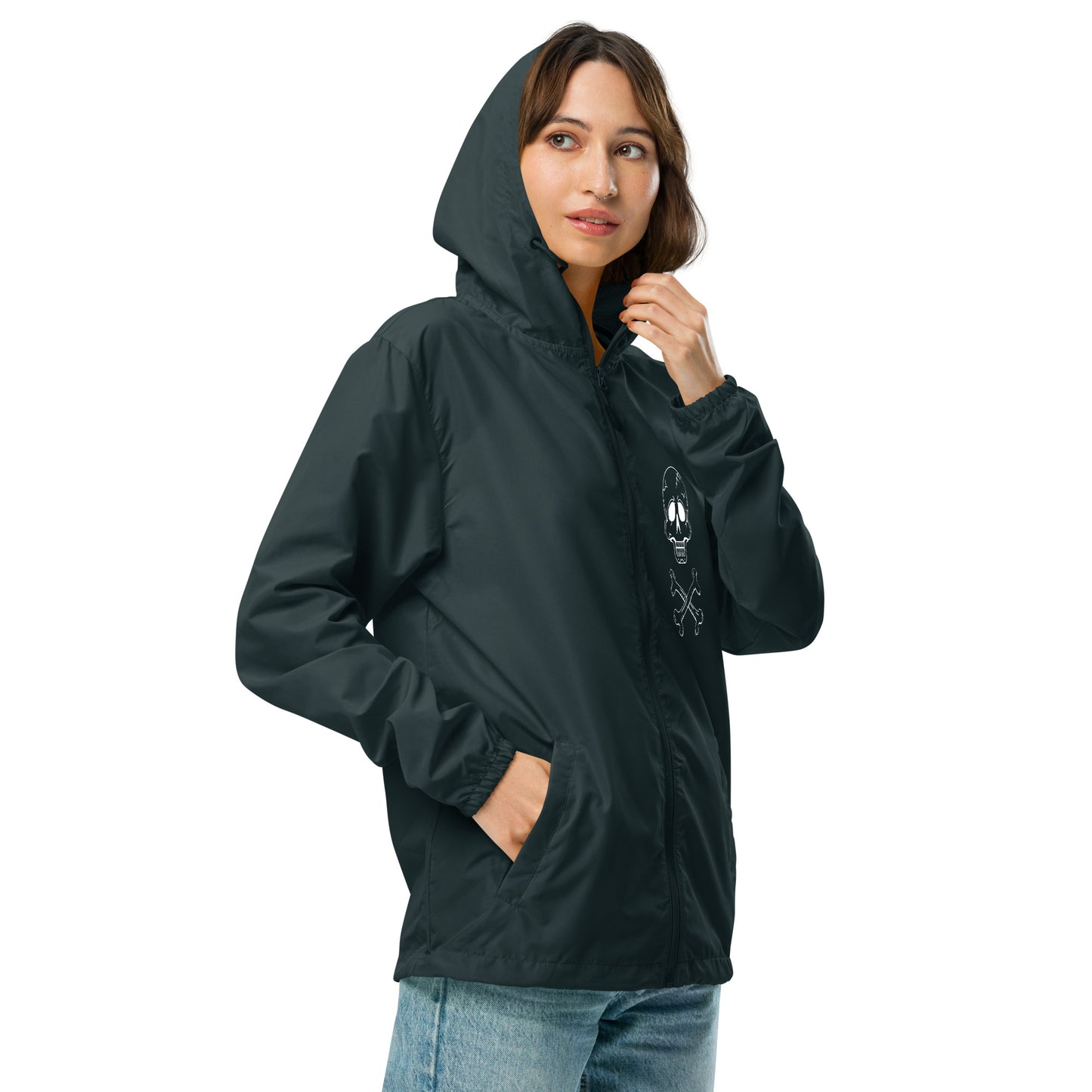 Lightweight Halloween Zip Up Windbreaker for Women
