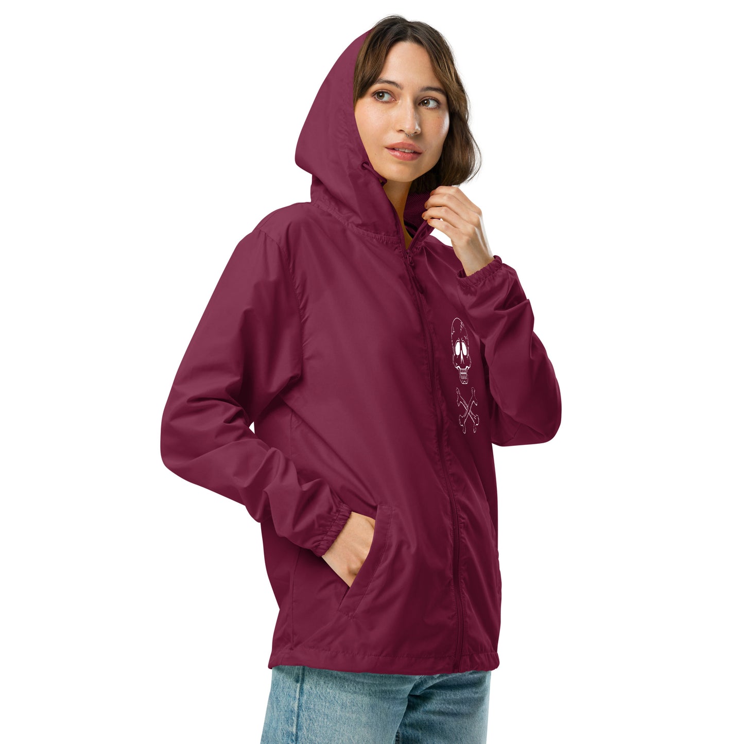Lightweight Halloween Zip Up Windbreaker for Women