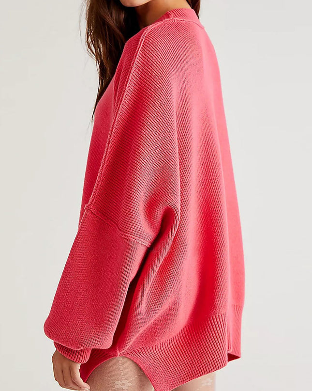 Round Neck Long Sleeve Sweater