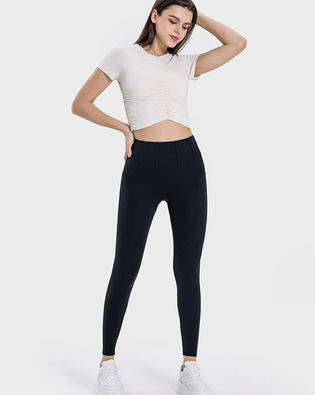 Millennia Pocketed High Waist Active Leggings