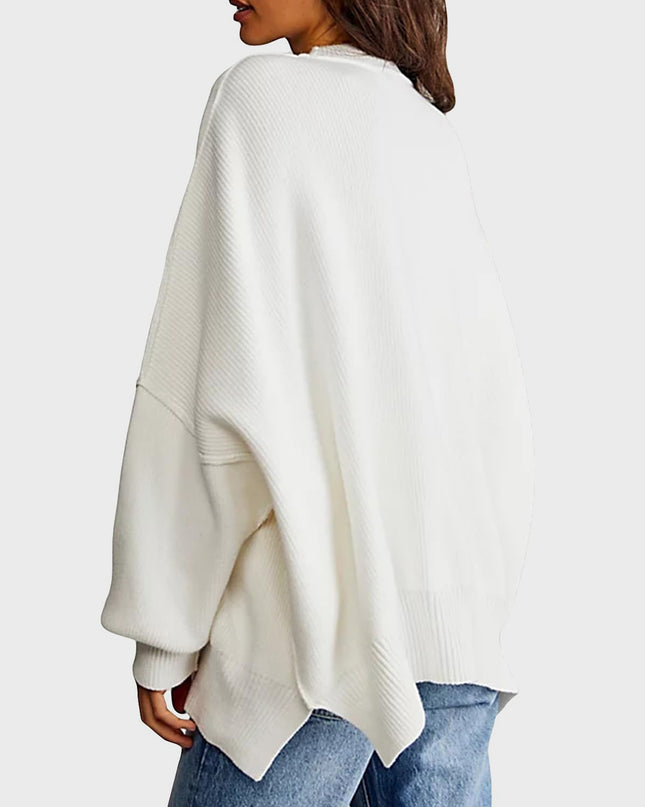 Round Neck Long Sleeve Sweater