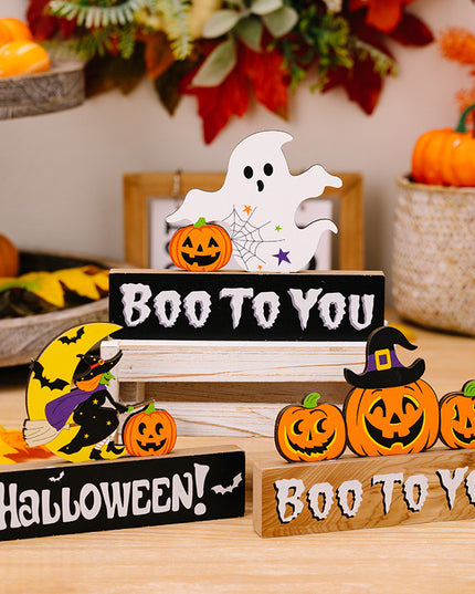 Assorted 2-Piece Halloween Element Ornaments