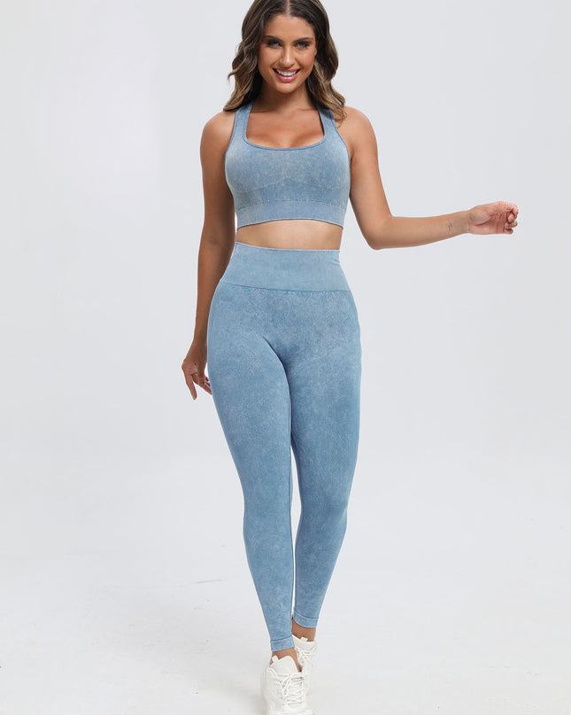 Scoop Neck Wide Strap Top and Pants Active Set