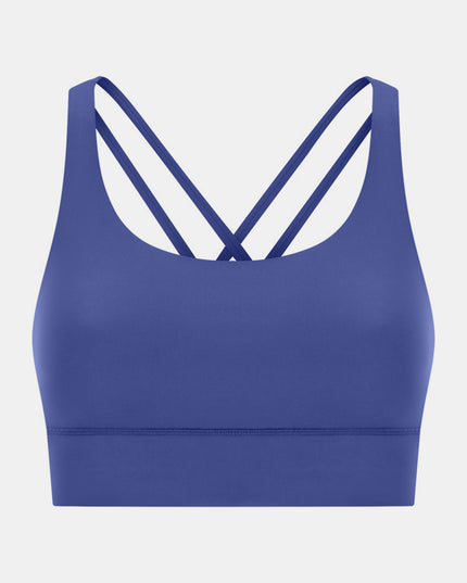 Millennia Crisscross Scoop Neck Active Tank
