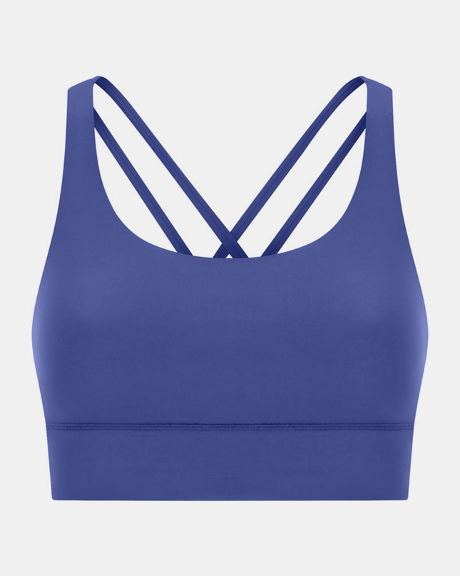 Millennia Crisscross Scoop Neck Active Tank