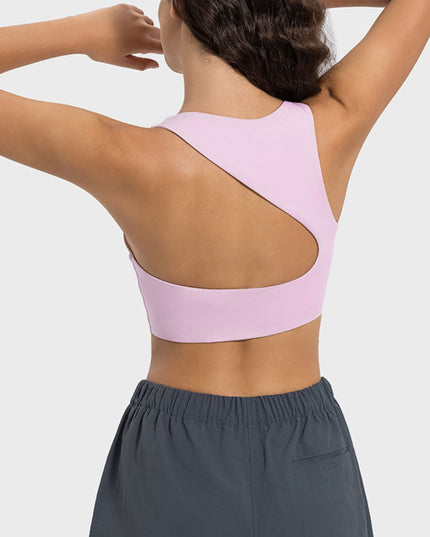 Millennia Cutout Round Neck Active Tank