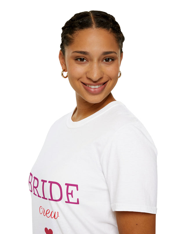 Bridal Crew T-Shirt, Perfect for Wedding Parties, Bridal Showers, Matching Outfits, Celebrating Love, Comfortable Wear