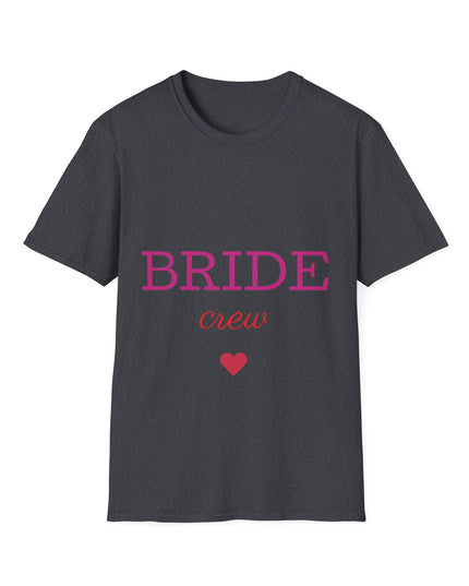 Bridal Crew T-Shirt, Perfect for Wedding Parties, Bridal Showers, Matching Outfits, Celebrating Love, Comfortable Wear