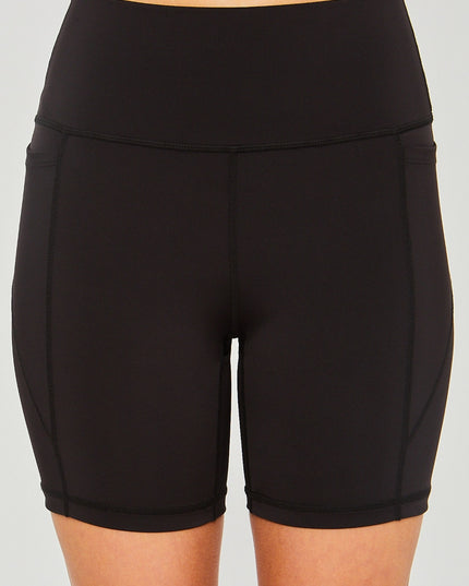 Love Tree High Waist Seam Detail Active Shorts