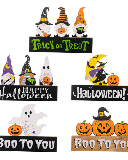 Assorted 2-Piece Halloween Element Ornaments