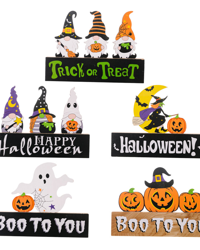 Assorted 2-Piece Halloween Element Ornaments