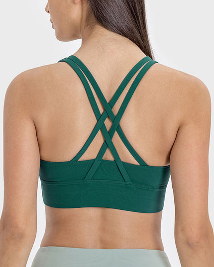 Millennia Crisscross Scoop Neck Active Tank