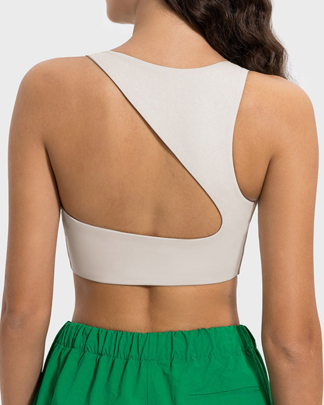 Millennia Cutout Round Neck Active Tank