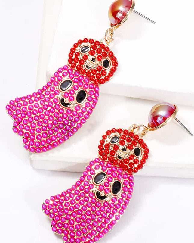 Halloween Ghost Shape Dangle Earrings