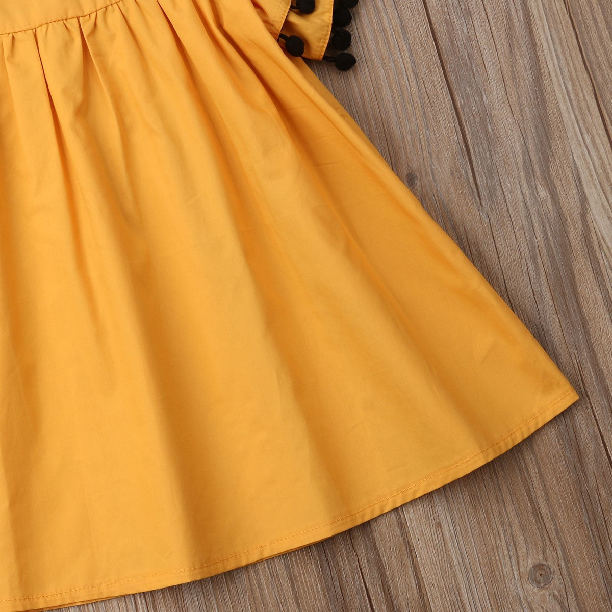 Orange Sleeveless Girls Dress