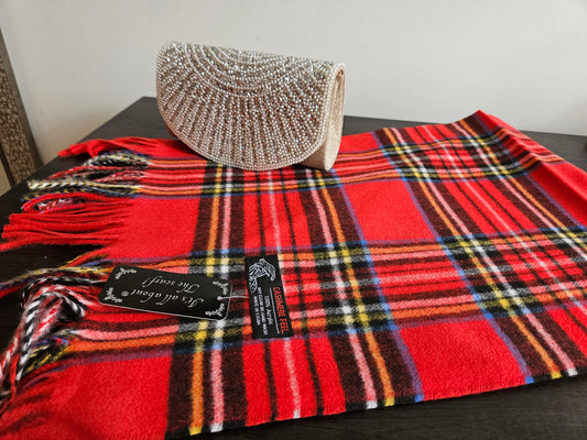 Cashmere Feel Classic Scarf Red