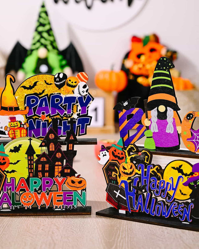 Assorted 2-Piece Halloween Element Ornaments