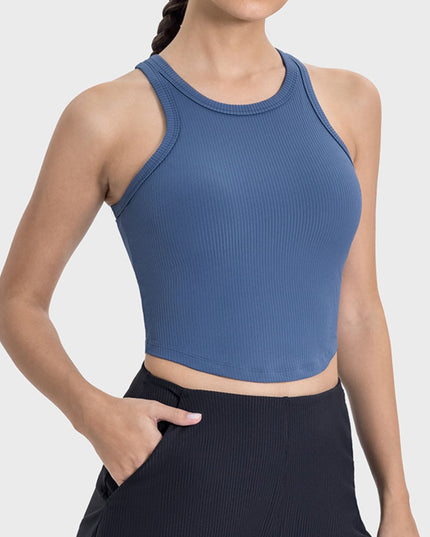 Millennia Round Neck Racerback Active Tank