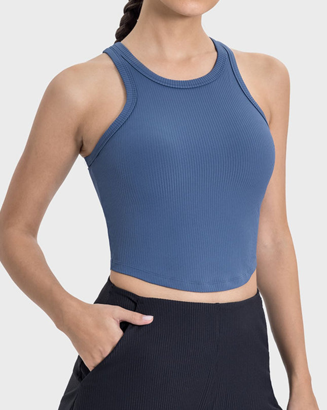 Millennia Round Neck Racerback Active Tank