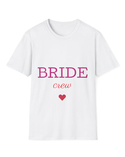 Bridal Crew T-Shirt, Perfect for Wedding Parties, Bridal Showers, Matching Outfits, Celebrating Love, Comfortable Wear