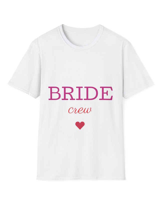 Bridal Crew T-Shirt, Perfect for Wedding Parties, Bridal Showers, Matching Outfits, Celebrating Love, Comfortable Wear