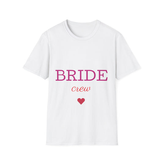 Bridal Crew T-Shirt, Perfect for Wedding Parties, Bridal Showers, Matching Outfits, Celebrating Love, Comfortable Wear