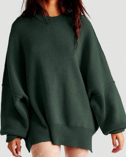 Round Neck Long Sleeve Sweater