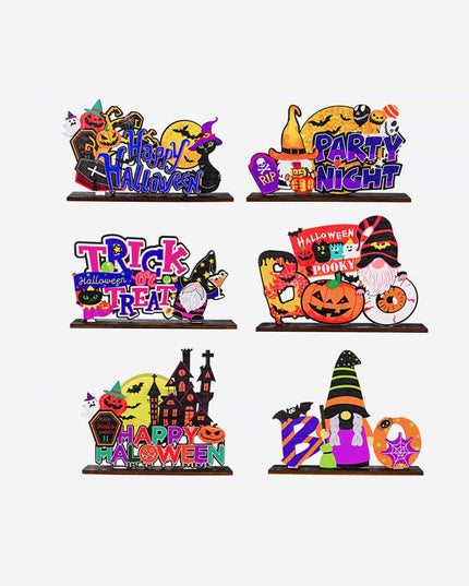 Assorted 2-Piece Halloween Element Ornaments