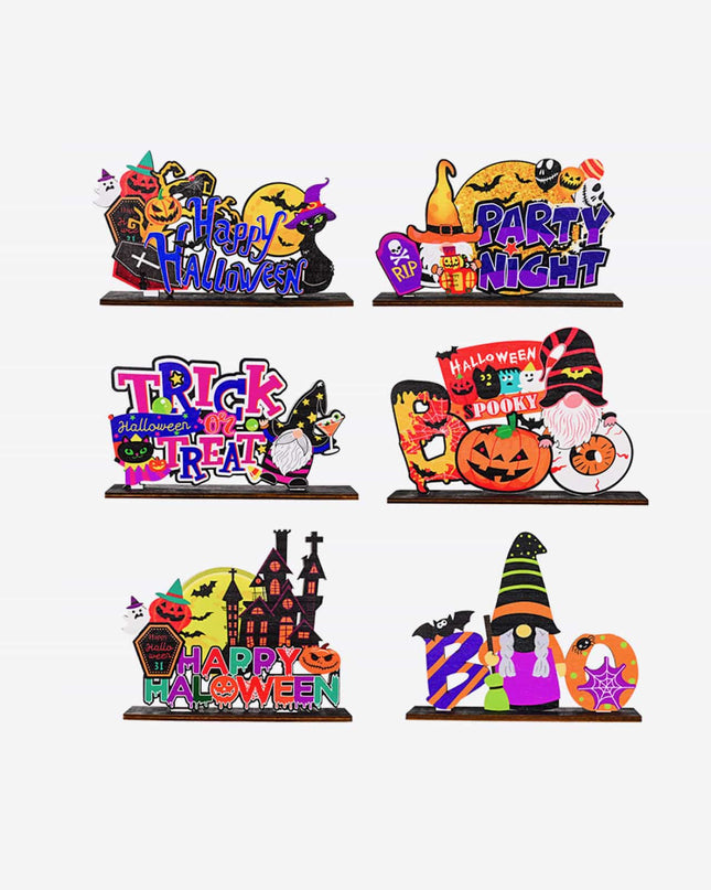 Assorted 2-Piece Halloween Element Ornaments
