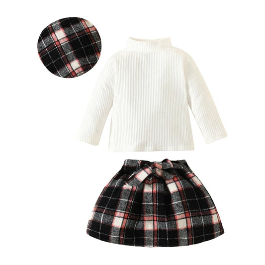 Newborn Baby Girls Clothes Sets Knit Long Sleeve