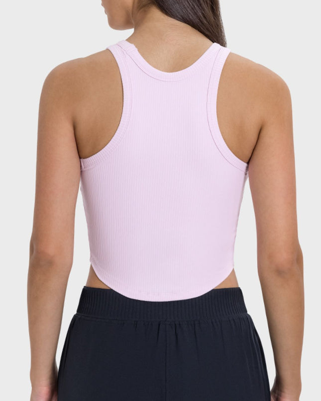 Millennia Round Neck Racerback Active Tank