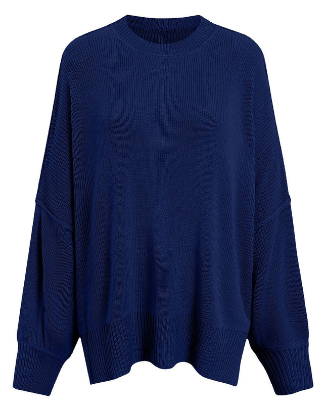 Round Neck Long Sleeve Sweater