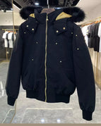 Black-Gold Badge-Black Fur / XS