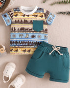 Peacock Blue / 0-6M
