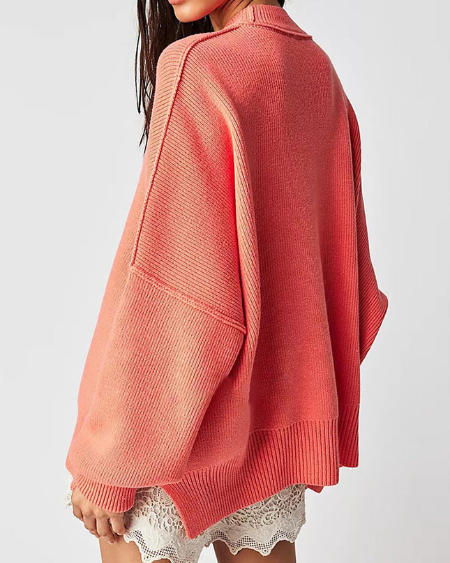Round Neck Long Sleeve Sweater