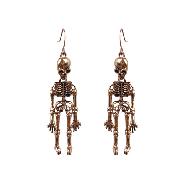 Skeleton Alloy Earrings