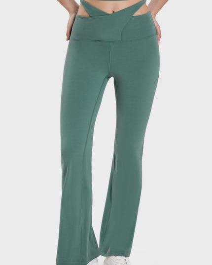 Millennia Tied Mid-Rise Waist Active Pants