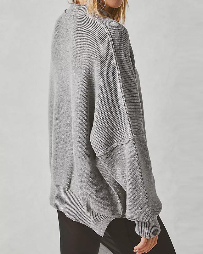 Round Neck Long Sleeve Sweater