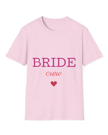 Bridal Crew T-Shirt, Perfect for Wedding Parties, Bridal Showers, Matching Outfits, Celebrating Love, Comfortable Wear